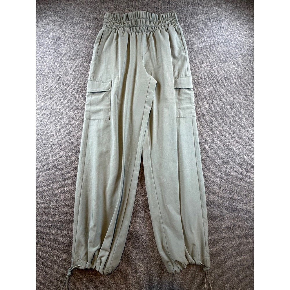 Z by Zella Sage Green 2 Piece Set Long Zip Jacket and Cargo Pants Small - Picture 6 of 10